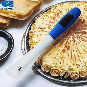 Thermomètre numérique en silicone avec spatule <span class=keywords><strong>de</strong></span> <span class=keywords><strong>cuisson</strong></span>, étanche, plage <span class=keywords><strong>de</strong></span> -50 à 300 °C, connexion magnétique pour la cuisine et le barbecue - Product Image 1