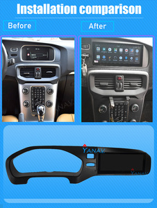 ระบบคู่ระบบสัมผัสหน้าจออัตโนมัติ Android GPS นำทางสเตอริโอตัวรับสัญญาณวิดีโอรถยนต์วิทยุสำหรับวอลโว่ V40 2011-2018 - Product Image 6