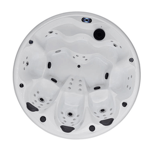 Vasca Idromassaggio Esterna Rotonda con Jacuzzi, Spa per Massaggi all'Aperto 6326 - Product Image 3