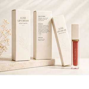 Custom <b>Lip</b> <b>Cream</b> Paper Box Makeup Packaging - Product Image 1