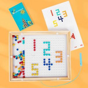 Montessori Toy Magnet Doodle <b>Extra</b> <b>Large</b> Wooden Dot Art Magnetic Drawing Board for Kids - Product Image 6
