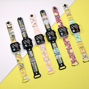 นาฬิกาอิเล็กทรอนิกส์สำหรับนักเรียนรุ่นใหม่ ดีไซน์ทันสมัย พร้อมไฟ LED จับเวลา แสดงผลแบบดิจิตอล ลายการ์ตูนพิมพ์ลายสไตล์ใหม่สุดหรู แนวสปอร์ต  ปรับแต่งได้ - Product Image 3