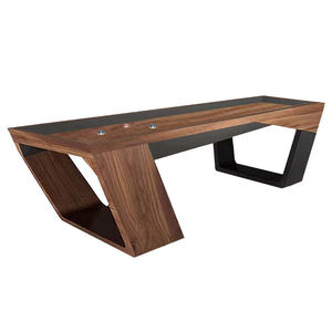 2025 thiết kế mới sang trọng 9ft/12ft/14ft/16ft rắn gỗ bida bảng với Slide Shuffle Trong Nhà Gia đình shuffleboard Cue trên bán - Product Image 4