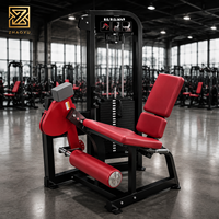 Machine d'extension des jambes assise ZY professionnelle à charge sélective pour l'entraînement des quadriceps en salle de sport et club