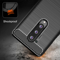 OnePlus 6 6T 7 7T 8 8T 9 9R 10 11R Pro Coque Arrière Robuste Bouclier Carbone Brossé Antichoc Vente en Gros One Plus Phone Case TPU09