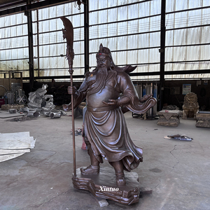 <strong>Life</strong> <strong>Size</strong> Bronze <strong>Guan</strong> Gong <strong>Statue</strong> for Wealthy <strong>Guan</strong> <strong>Yu</strong> <strong>Statue</strong>
