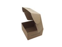 Boîte en carton robuste personnalisée, boîte en kraft brun imprimée, boîte d'expédition pliable écologique pour l'emballage e-commerce, boîte d'expédition pour l'aviation
