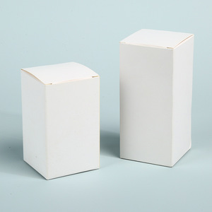 กล่องกระดาษพับได้ Tsumi 350gsm สีขาว กล่องเปล่าสำหรับพิมพ์ลายตามสั่ง ขนาดเล็ก - Product Image 1