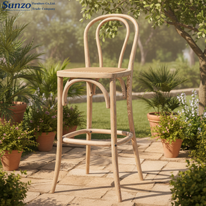 Chaises modernes de bar en bois massif <span class=keywords><strong>Thonet</strong></span> pour mariage Mobilier de bar bistro - Product Image 1