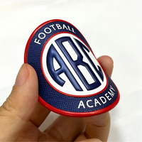 Logo de marque personnalisé de fournisseur patchs de transfert de chaleur de sport 3d en relief à haute fréquence pour vêtements de sport