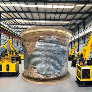 เชือกกลมเหล็กกล้าคาร์บอนสูงชุบสังกะสีแบบจุ่มร้อน Shape-6x19 6x7x7 7x19 - Product Image 6