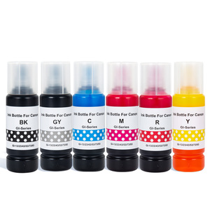 Tinta de Recarga a Granel Compatible con Canon <span class=keywords><strong>PIXMA</strong></span> G580 G680 G540 <span class=keywords><strong>G640</strong></span> G550 G650, a Base de Agua, en 6 Colores Premium, Modelos GI43 43 GI53 83 - Product Image 1