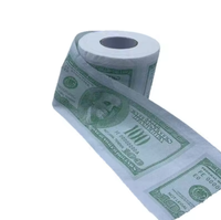 Papier toilette créatif de style américain imprimé 100 dollars en pâte de bois vierge