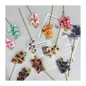 QYYM-800 nouveauté vente en gros de haute qualité fleur artificielle Phalaenopsis orchidées papillon orchidées pour la <span class=keywords><strong>d</strong></span>écoration de mariage à la maison - Product Image 2