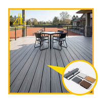 Fabricant de systèmes de terrasses extérieures en aluminium TPE, résistant à l'humidité, solution de terrasse de jardin, vente en gros pour le Canada