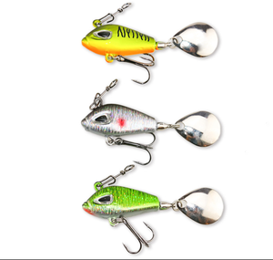 ประดิษฐ์ Hard Shock Spinner VIB เหยื่อ3d ตาเหยื่อตก<span class=keywords><strong>ปลา</strong></span> Spinnerbait - Product Image 1