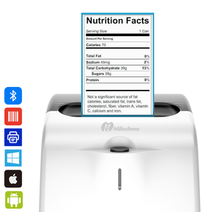 MHT-L80G 10% 2-in-1 nhãn và giấy nhận được hỗ trợ máy in nhãn nhiệt máy in mã vạch không dây nhỏ gọn hiệu quả - Product Image 5