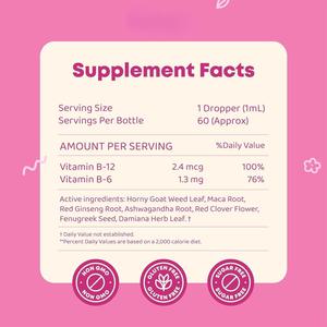 Fabricante Original China Drunken Eggplant <span class=keywords><strong>Horny</strong></span> <span class=keywords><strong>Goat</strong></span> <span class=keywords><strong>Weed</strong></span> Vitamina B Intimiss Gotas Femininas 60ml Dose 2ml Comércio Internacional - Product Image 3