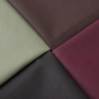 Tissu en similicuir en gros, cuir synthétique PU, cuir végétalien de designer sans lavage