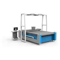Máquina de Corte Oscilante CNC para Membranas Tensadas, Tela, PVC, PTFE, ETFE, Automática, Multicapa, Gran Formato