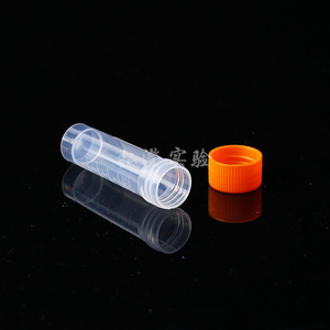 Criotubo Hirozumi de 5 ml con tapa naranja para almacenamiento de muestras de laboratorio - Product Image 2