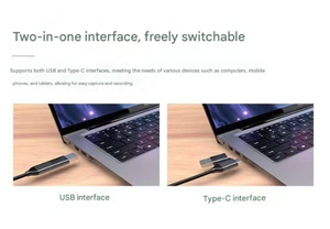 Carte de capture vidéo <span class=keywords><strong>2</strong></span> en 1 <span class=keywords><strong>HDMI</strong></span> vers <span class=keywords><strong>USB</strong></span> Type C 1080p 60 Hz - Product Image 5