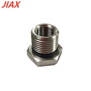 מתאם מסנן דלק מפלדת אל-חלד SS304 סיטונאי מחבר איכותי 1/2-28 עד 3/4-16OD התאמת הברגה למסנן דלק - Product Image 1