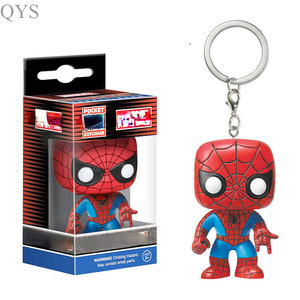 QYS gros grosse tête personnage de dessin animé porte-clés collection film Style PVC caoutchouc porte-clés cadeau - Product Image 1