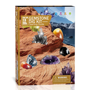 Kit de excavación para niños, juego educativo de excavación, joyería, Gema colorida, juego de excavación, minería de gemas - Product Image 1