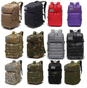 Bền 45L Chiến Thuật Ba Lô Dây Kéo Công Suất Lớn Thể Thao Du Lịch Ngoài Trời Cắm Trại Túi PVC Làm Chất Lượng Cao Nylon Polyester - Product Image 5