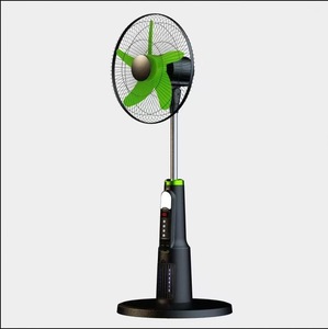 <span class=keywords><strong>Ventilateur</strong></span> portable de secours pour pannes de courant, rechargeable solaire, à tête oscillante de 18 pouces, pour camping en extérieur, grande puissance, transfrontalier - Product Image 3