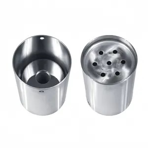 Hete Verkoop Dikke 304 Roestvrijstalen Metalen Duurzame Hole Cup Golf Pin Hole Golf Cups Voor Golfbaan