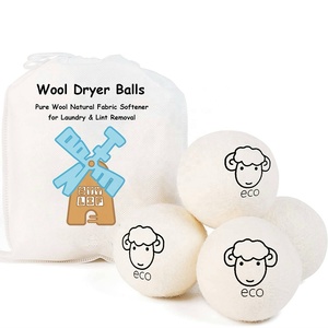Boules de séchage en laine biologique, best-seller, produits les plus vendus 2024, nouvelle tendance aux États-Unis, marque privée pour la machine à laver - Product Image 1