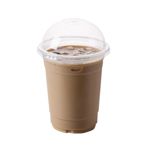Custom Cup Smoothie Cups Custom Logo Printed 12oz 380ml Disposable Milk Tea Cold Drink Cup Clear Smoothie Packaging PP Plastic Cups