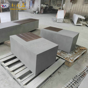 Nuevos Materiales de Construcción en Piedra, Taburete Redondo de Hormigón XMS006, Alto Rendimiento, Resistente a la Corrosión, para Paisajismo Municipal - Product Image 3