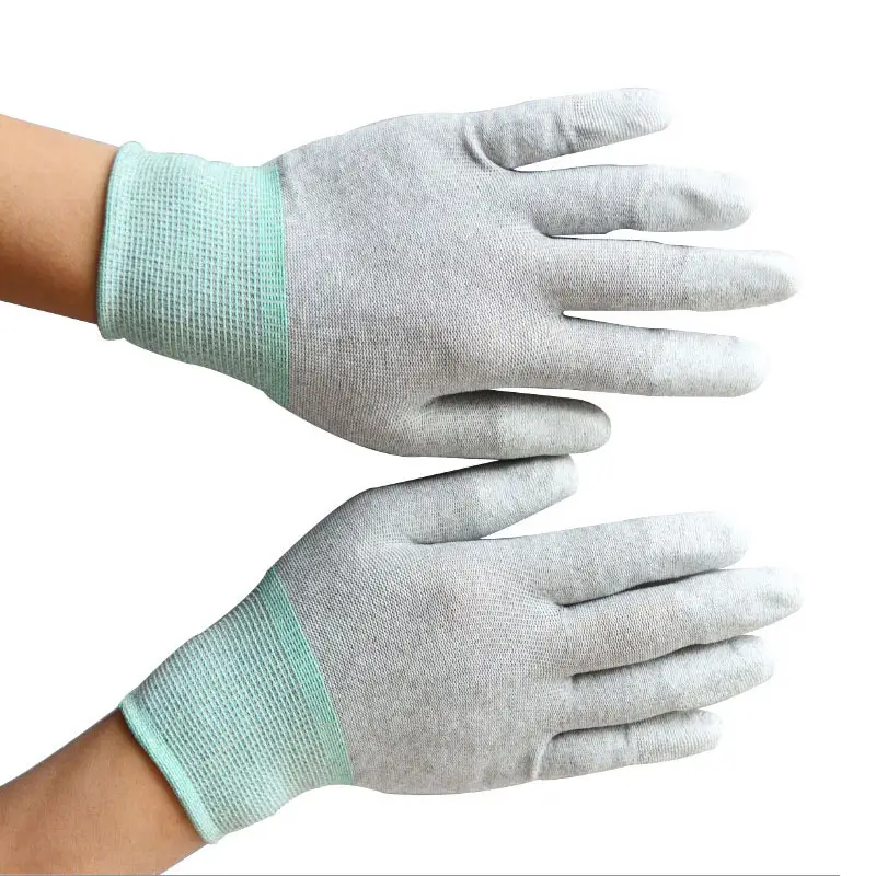 Leenol glove long ESD PU top fit antistatic working ESD gloves