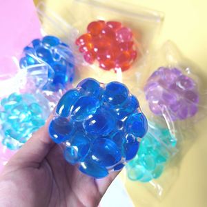 Wholesale Crunchy Hot Sale Clear Bead Stress Relief Ball with Colorful Beads, <b>Squishy</b> Fidget Toy for Anxiety and Sensory Play - Product Image 6