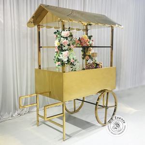 เหตุการณ์เช่าอุปกรณ์<span class=keywords><strong>อาบ</strong></span>น้ำเด็กตกแต่งสแตนเลสสีทองลูกอมรถเข็น - Product Image 2