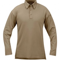 Camiseta Polo de Golf Personalizada para Hombre, de Manga Larga, de Secado Rápido, de Poliéster, con Logotipo OEM, Camisetas Deportivas al por Mayor