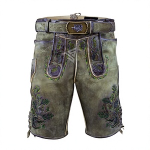 Pantalones Cortos de Cuero de Ante Bávaro para Hombre, de la Mejor Calidad, Personalizados, Tradicionales Alemanes, Lederhosen, Sólidos, Casuales, de Secado Rápido - Product Image 1