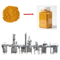 Machine de remplissage automatique de poudre, d'encapsulage de collagène et de scellage de sachets