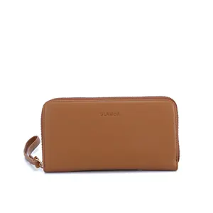 Usine en gros nouveau luxe mode dames porte-cartes portefeuilles minimaliste sac à main en cuir Pu personnalisé fermeture éclair portefeuille femmes