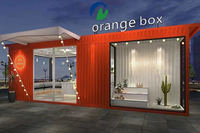 Kiosque mobile en métal MCG de 10 pieds, bar et café, modulaire, mobile, détachable, magasin de proximité extérieur, bureau à vendre