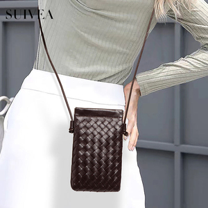 Nuevo bolso trenzado para teléfono móvil, bolso sencillo a la moda para mujer, bandolera de hombro Senior Sense - Product Image 4