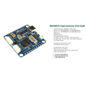 Contrôleur de vol Matek H743 SLIM V3 STM32H743VIT6 BEC ICM20602 Baro Blackbox 2-8S F7 30.5x30.5mm pour drones RC - Product Image 4