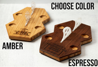 Station de charge pliable en bois personnalisée, support pour manettes de jeu, support pour casque avec couleur et logo personnalisés
