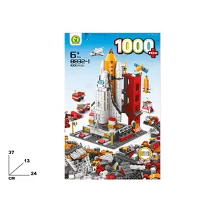 Space Shuttle Building Set 1000 Pieces 6 In 1 <b>Model</b> For Kids Age 6 Plus - Product Image 1