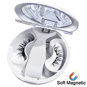 Pestañas Magnéticas Reutilizables, Suaves, Par de Pestañas Postizas, Delineador Magnético Fuerte, Fácil de Aplicar, Resistente al Agua, Duraderas, <span class=keywords><strong>Maquillaje</strong></span> Diario para Mujer, 3D - Product Image 1