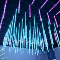 Lumières de scène de boîte de nuit RGB DMX éclairage météore Pixel Vertical Led Tube pour Restaurant KTV Bar décoration