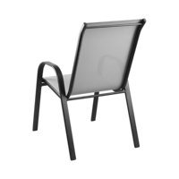 SUPER SOLDE - Stock en liquidation - Chaise de patio empilable - Cadre en métal léger - Fauteuil de salle à manger d'extérieur - Plusieurs couleurs et tailles au choix